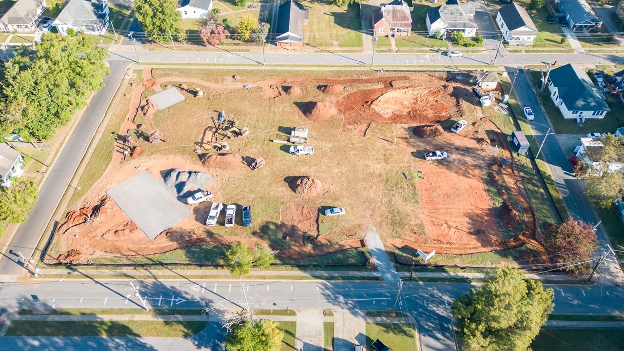 Burrell Odom Park Construction