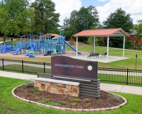 Springbrook Park Sign