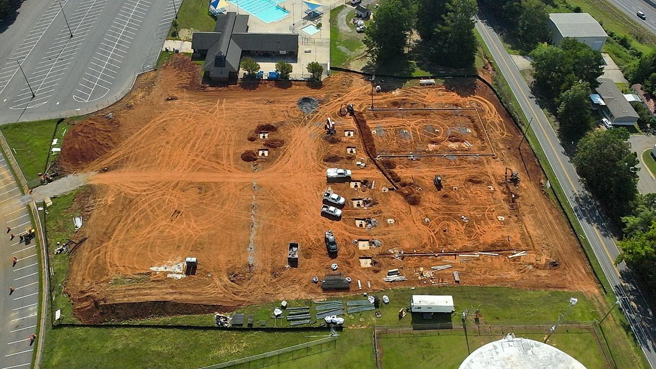 Bowers Pickleball August Construction Progress