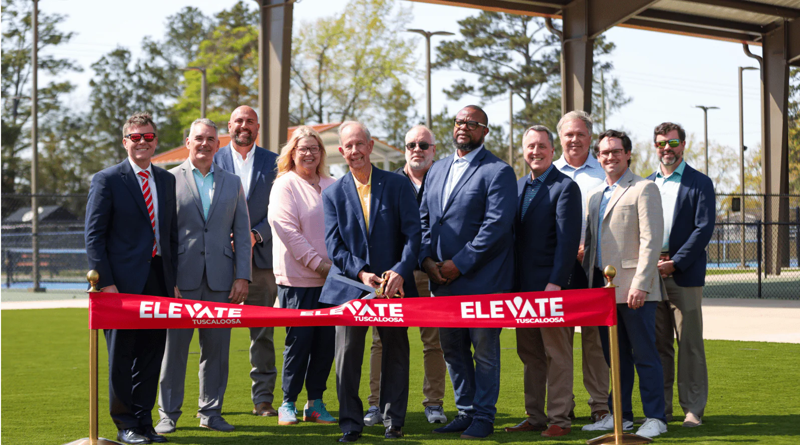 Bowers Park Pickleball Ribbon Cutting